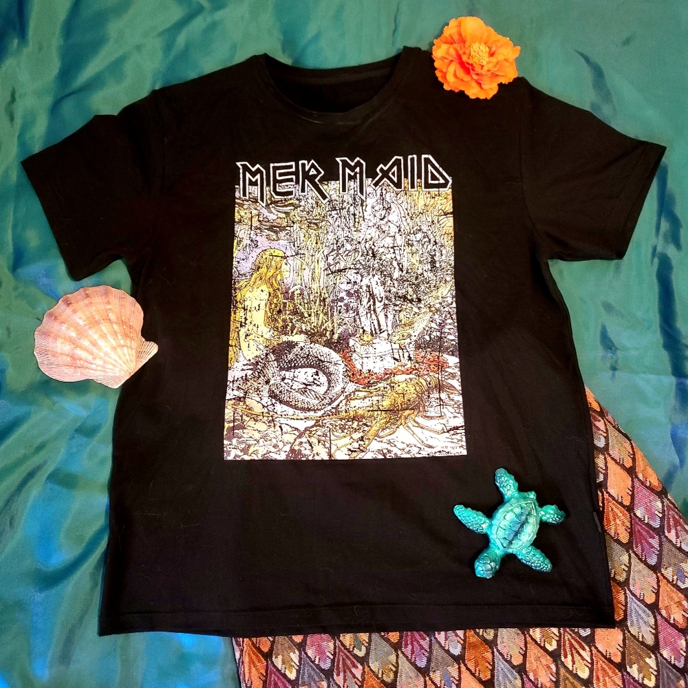 Blackmilk Bilibin's Little Mermaid Poster BFT - Limited Tee/T-shirt Metal